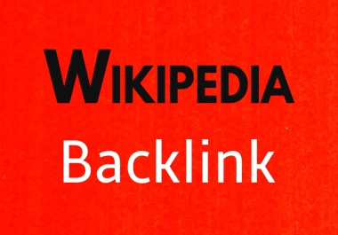 Deliver a backlink from Wikipedia for SEO Link Building