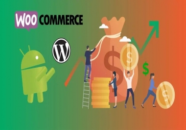 I will make a customized android app for your woocommerce market