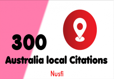 100 Australia Live Local Citations and Directory Submission for local seo
