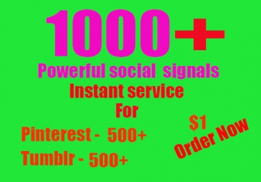 1000+ Web Share Social Signals PR 10 Boost for 2 days