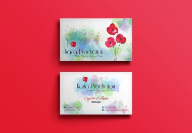 Unique and modern busniss card buy one and get one free