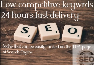 I will do research excellent seo keyword and competitor analysis