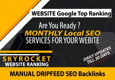 Best Monthly Local SEO Service High Ranking in Google