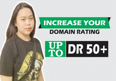 increase your DR domain rating upto 50 in 15 days