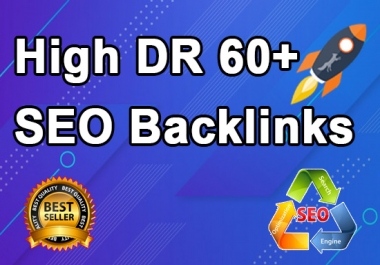 I will provide High DR 60+ homepage backlinks manually permanent