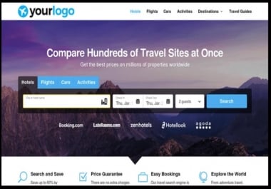 I will create premium travel affiliate website for passive income