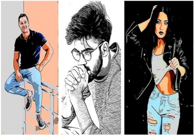 I will turn your photo into a cartoon picture 2020