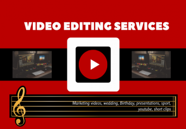 I Will Edit Any Video Profesionally For Social Network, Youtube BEST VIDEO EDITOR