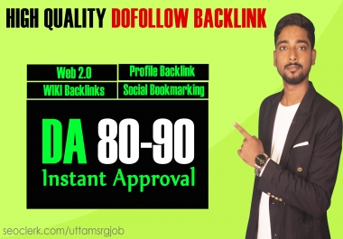 DA 80+ White Hat Contextual SEO Dofollow High Quality PREMIUM Backlinks