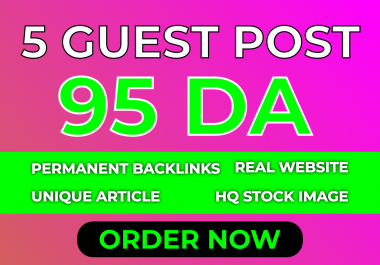 We will guest post on da 95 site dofollow backlink