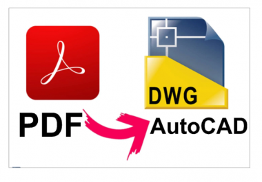 I will convert your sketch,  image or PDF house plan to autocad drawing