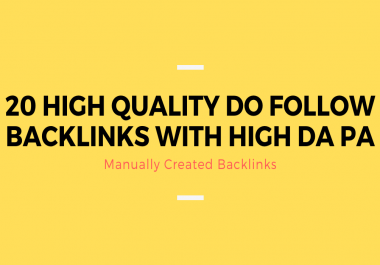20 High Quality Manually Created Do Follow Comment Backlinks With High Da Pa