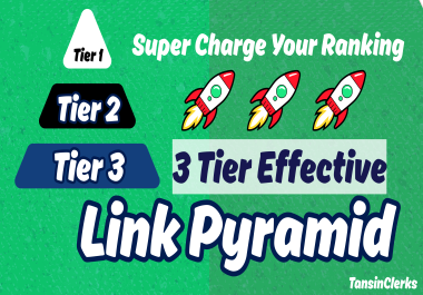 Super 3 Tier Link Pyramid For Improve Search Engines Ranking