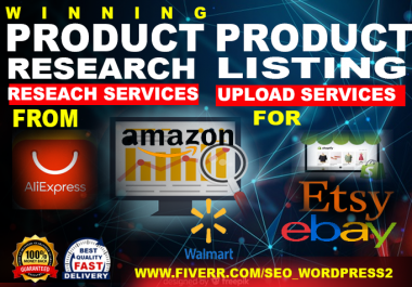 I will do 10 products listing on your store OR 10 product research for ebay, shopify