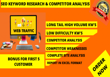 I will do profitable SEO keyword research and on page optimization