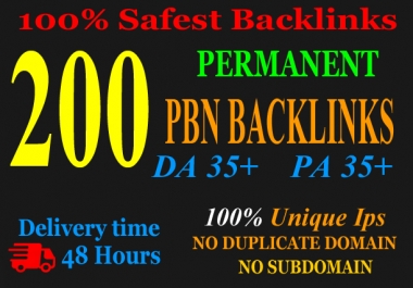 premium 200 Pbn Backlink homepage web 2.0 with permanent dofollow & High DA/PA