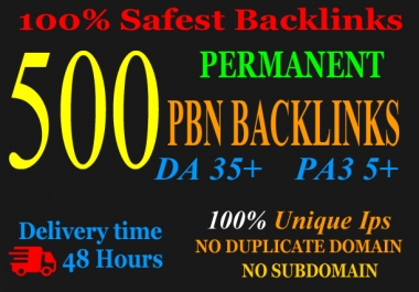 Get Extreme 500+PBN Backlink in your website hompage with HIGH DA/PA/TF/CF with unique website