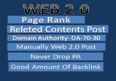 Manually high quality 50+ backlinks web 2.0 fast delivery