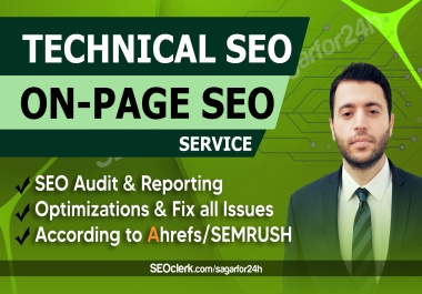 I will do Technical SEO & On-Page SEO Optimization Services for WordPress Website