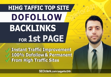 I Will Make Best Backlinks from top website for Google 1st page Ranking