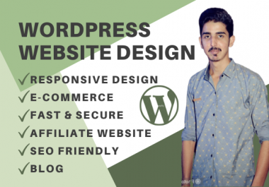 Design wordpress website and redesign wordpress website