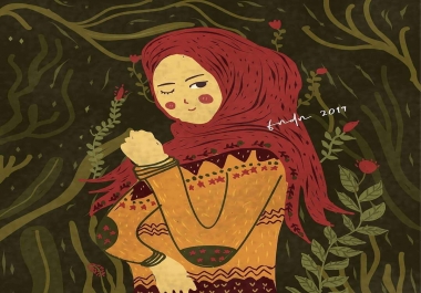 I will create children illustration or novel illustration