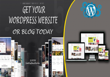 I will create a responsive and attractive WordPress website for you