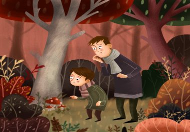 I will draw Children Book Illustration