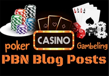 I will do 150 Casino Poker Gambling seo Contextual dofollow