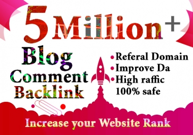 I will do 5 million gsa, dofollow, blog comment backlinks for website ranking
