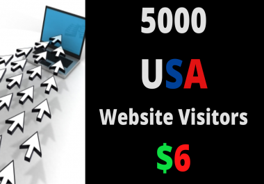 5K 5000 Website Visitors from USA