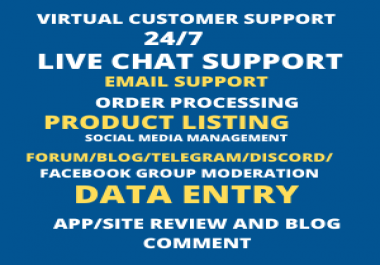Fulltime admin, customer support, data entry, social media management, personal assistant