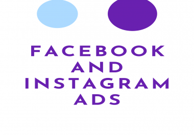 I will run ads on Facebook and Instagram