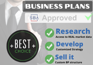 Develop SBA Approved Business Plan