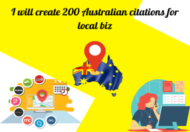 I will create Australian citations for local biz