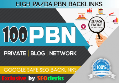 Build premium 100+ PBN Backlink homepage web 2.0 with...