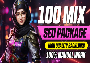 boost your white hat SEO with 100 mix high authority backlinks