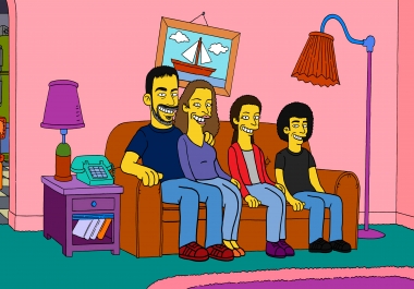 I will turn you into a Simpsons character