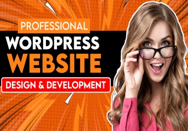 I will be your wordpress website designer and developer