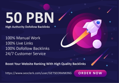 High Quality DA50+ PBN backlinks To Boost your website Ranking in Google Search Results