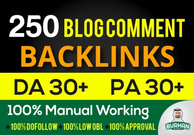 create 250 dofollow blog comment quality backlinks