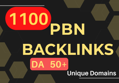 Skyrocket your website Ranking using 1100 PBN Backlinks Top Quality DA 50+