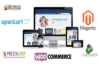 I will design wordpress ecommerce woo commerce website