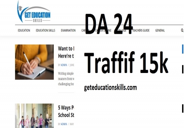 DA 24 Traffic 15k site for blogpost