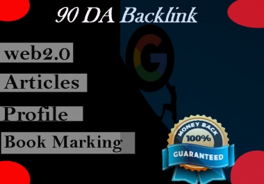 i will do all in one 90 DA high authority back link
