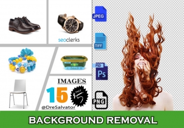 I Will Do 15 Background Removal On Your Images. Fast Delivery