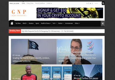 Guest Post Google News Approved News Magazine website with High Authority & Traffic