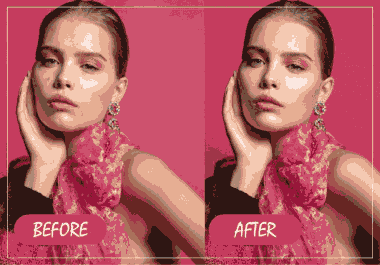 I will do professional portrait retouching business photo beautify