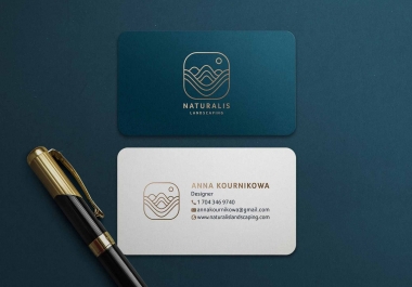 Design professional business card in 1 day
