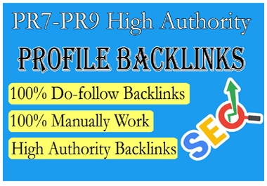 Get High Quality 20 Backlinks from PR7 to PR9